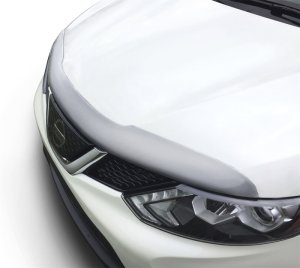 Nissan Rogue Hood Deflector - AVS - Aeroskin, Low Profile - Chrome - `14-`18
