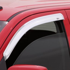 Chevrolet Silverado 1500 Wind Deflectors - Front - AVS - Chrome - `07-`13