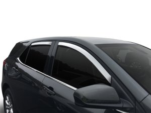 Chevrolet Equinox Wind Deflectors - AVS - Ventvisor - Chrome - `18-`22