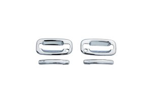 Chevrolet Silverado 1500 Door Handle Covers - AVS - 4pc Set - Chrome - `07-`13