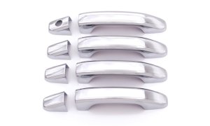 Chevrolet Silverado 3500 HD Door Handle Covers - AVS - 4 Door 8pc Set - Chrome - `15-`19
