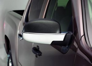 Chevrolet Silverado 2500 Mirror Covers - AVS - Chrome - `99-`04