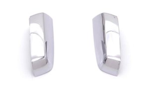 Chevrolet Silverado 3500 HD Mirror Covers - Upper - AVS - Chrome - `15-`19