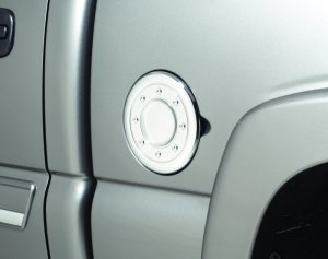 Cadillac Escalade Fuel Door Cover - AVS - Chrome - `02-`06