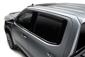 Jeep Wrangler Unlimited Wind Deflectors - AVS - Low Profile - Matte Black - `07-`18 Jeep Wrangler Unlimited Wind Deflectors - AVS - Low Profile - Matte Black - `07-`18