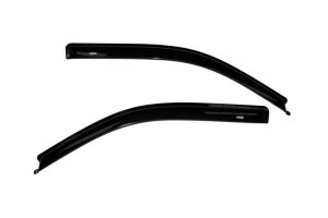 Ford F-150 Side Window Deflector - Front - AVS - Ventvisor Outside Mount - Smoke - `09-`14
