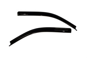 Ford F-150 Side Window Deflector - Front - AVS - Ventvisor Outside Mount - Smoke - `09-`14