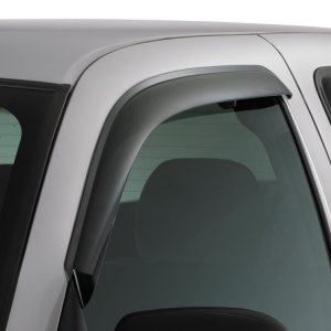 Ford F-150 Side Window Deflector - Front - AVS - Outside Mount - Smoke - `15-`18