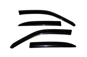 Mazda 626 Wind Deflectors - Side - AVS - Ventvisor - Smoke - `98-`02