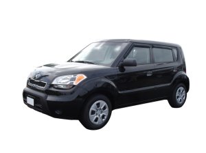 Kia Soul Wind Deflectors - AVS - Ventvisor - Smoke - `09-`13