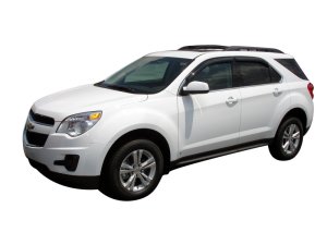 Chevrolet Equinox Side Window Deflectors - Outside Mount - AVS - Smoke - `10-`17