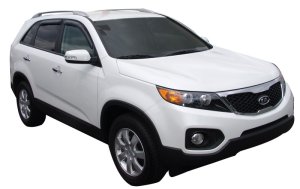 Kia Sorento Wind Deflectors - AVS - Ventvisor Outside Mount - Smoke - `11-`15