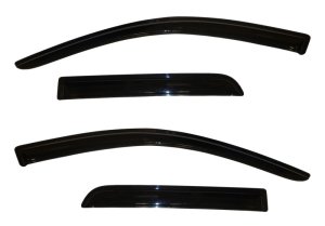 Mitsubishi Outlander Sport Side Window Deflector - AVS - Ventvisor Outside Mount, 4pc - Smoke - `11-`13