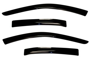 Ford Taurus Wind Deflectors - Outside Mount - AVS - Ventvisor - Smoke - `10-`18
