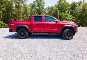 Chevrolet Colorado Wind Deflectors - Outside Mount - AVS - Smoke - 2023+