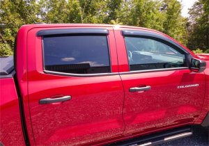 Chevrolet Colorado Wind Deflectors - Outside Mount - AVS - Smoke - 2023+