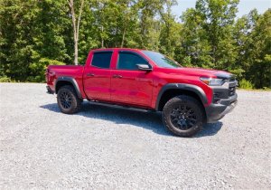 Chevrolet Colorado Wind Deflectors - Outside Mount - AVS - Smoke - 2023+