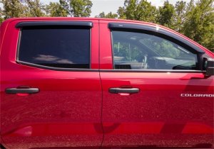 GMC Canyon Wind Deflectors - Outside Mount - AVS - Smoke - 2023+