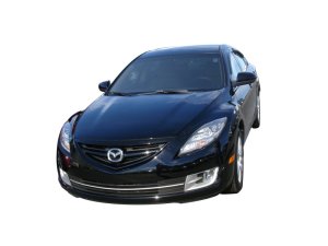 Mazda 6 Window Deflectors - AVS - Outside Mount, 4pc - Smoke - `09-`13