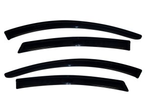 Mazda 6 Window Deflectors - AVS - Outside Mount, 4pc - Smoke - `09-`13