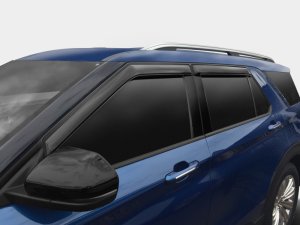 Ford Explorer Wind Deflectors - AVS - Outside Mount - Smoke - 2020 Ford Explorer Wind Deflectors - AVS - Outside Mount - Smoke - 2020
