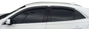 Chevrolet Malibu Wind Deflectors - AVS - Outside Mount - Smoke - `13-`15