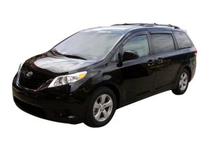 Toyota Sienna Wind Deflectors - AVS - Outside Mount - Smoke - `11-`18