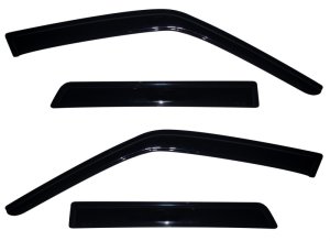 Nissan Juke Wind Deflectors - Outside Mount - AVS - Ventvisor 4pc - Smoke - `10-`18