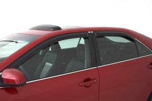 Toyota Corolla Window Deflectors - AVS - Outside Mount - Smoke - `03-`08