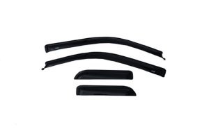 Ford F-150 Side Window Deflectors - AVS - Ventvisor Outside Mount, 4 pc - Smoke - `04-`14