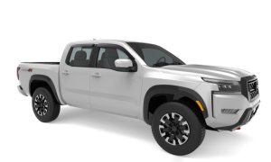 Nissan Frontier Side Window Deflector - AVS - External Mount - Smoke - 2022+