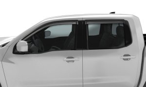 Nissan Frontier Side Window Deflector - AVS - External Mount - Smoke - 2022+