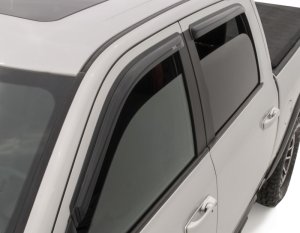 Toyota Tundra CrewMax Side Window Deflector - AVS - Ventvisor, Outside Mount - Smoke - `22-`23