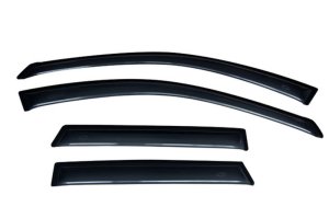 Nissan Murano Side Window Deflector - AVS - Outside Mount - Smoke - `03-`07