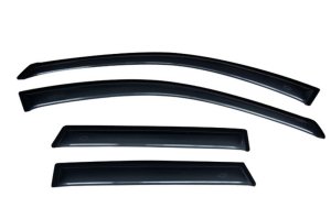 Nissan Murano Side Window Deflector - AVS - Outside Mount - Smoke - `03-`07