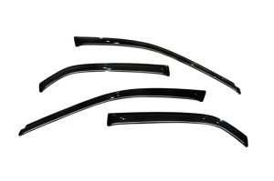 Honda Accord Side Window Deflector - AVS - Ventvisor, Outside Mount, 4 pc - Smoke - `98-`02