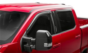 Ford F-150 Supercrew Wind Deflectors - AVS - Outside Mount, 4pc - Smoke - `15-`18