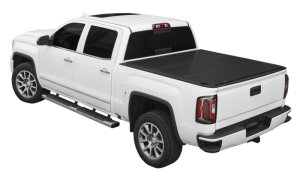 GMC Sierra 2500 Tonneau Cover - Access - LOMAX Tri-Fold - Matte Black - `15-`19