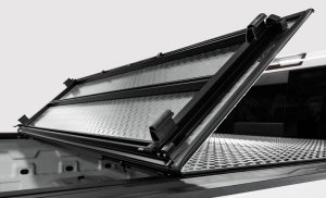 Chevrolet 1500 Hard Tri-Fold Tonneau Cover - Access - LOMAX - Carbon Fiber - `99-`13