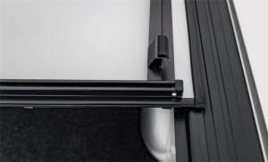 Nissan Titan XD Tonneau Cover - Hard Tri-Fold - Access - LOMAX Stance - Black Urethane - `16-`27