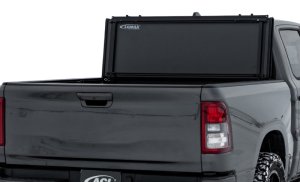 Dodge Ram 1500 Tonneau Cover - Access - LOMAX Stance Hard Tri-Fold - Carbon Fiber - `02-`18