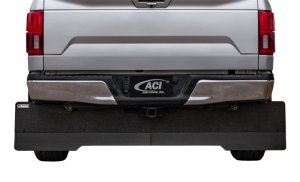 Ford F-150 Mud Flaps - Front + Rear - Access - Full Width Tow Flap - Black Urethane - `21-`27