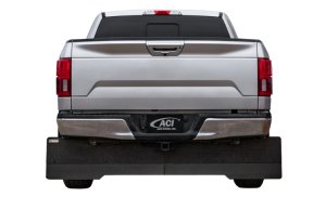 Ford F-150 Mud Flaps - Front + Rear - Access - Full Width Tow Flap - Black Urethane - `21-`27
