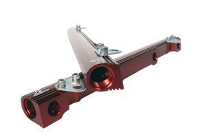 Ford Mustang Fuel Rail - Aeromotive - Billet - Red - `98-`04