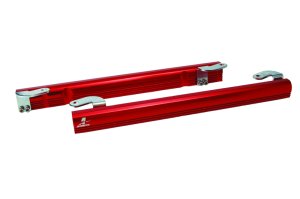 Cadillac Northstar Fuel Rails - Aeromotive - Billet - Red, Type II bright dip anodized - `05-`06