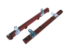 Ford Mustang Fuel Rails - Aeromotive - High Flow, Billet - Red - `05-`09