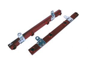 Ford Mustang Fuel Rails - Aeromotive - High Flow, Billet - Red - `05-`09