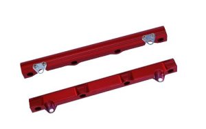 Ford Mustang Fuel Rails - Aeromotive - High Flow, Billet - Red - `05-`09