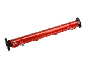 Mitsubishi Evolution Fuel Rail Kit - Aeromotive - High Flow, Billet - Red - `03-`07