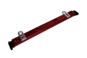 Mitsubishi Evolution Fuel Rail Kit - Aeromotive - High Flow, Billet - Red - `03-`07